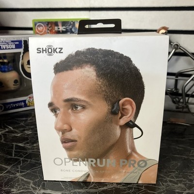 Shokz OpenRun Pro Wireless Bluetooth Open-Ear Headphones - Black - USED (READ)@A