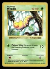 Weedle 69/102 Shadowless Base Set Pokemon Card - 2