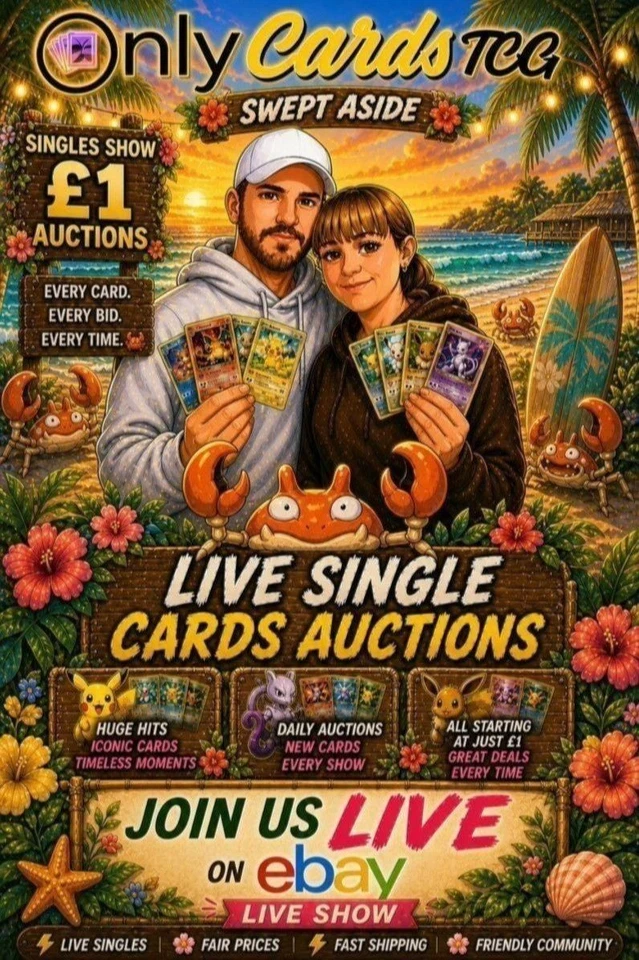 OnlyCardsTCG Pokemon Stream *Singles Stream*