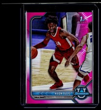 2021-22 Bowman 1st University #75 Keon Ellis Pink BK44