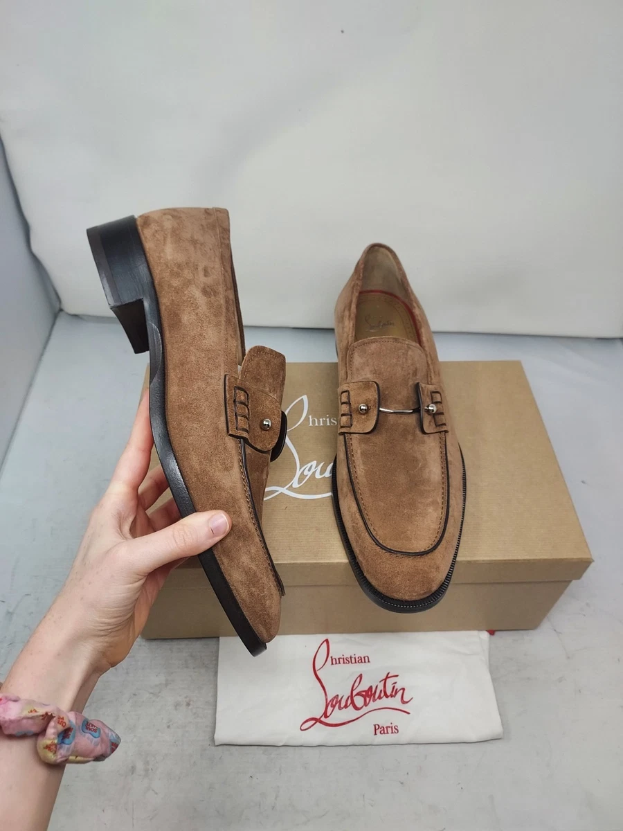 christian louboutin mens brown dress shoes for Men for sale this Maison Christian Louboutin