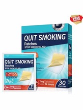 Stop Aid,Step 3,30 Patches,7mg Delivered Over 24 Hours,Helping Quit Patch,Sto...