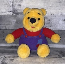 Vintage 1997 Mattel Disney 10 Talking Giggling Winnie The Pooh Plush Toy Works