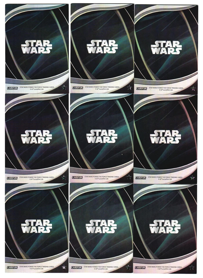 COMPLETE 34 CARD POSTER INSERT SET 2025 Star Wars CardFun Power of the Force - Image 4 of 4