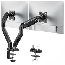 Dual Monitor Arm, Computer Desk Arm with VESA Mounts for 17–32″ Screens, Full...