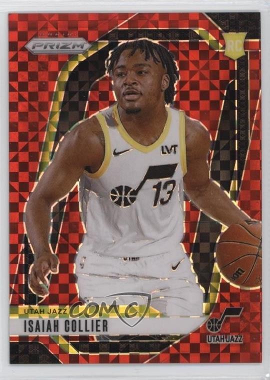 2024-25 Panini Prizm Red Power Prizm 65/75 Isaiah Collier #227 5kw
