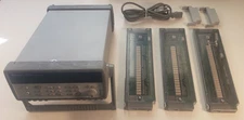 HP 34970A Data Acquisition / Switch Unit with 3 Plug-In Modules and Accessories