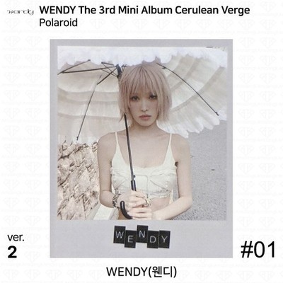 WENDY RED VELVET 3rd Mini Album Cerulean Verge Official Photocard
