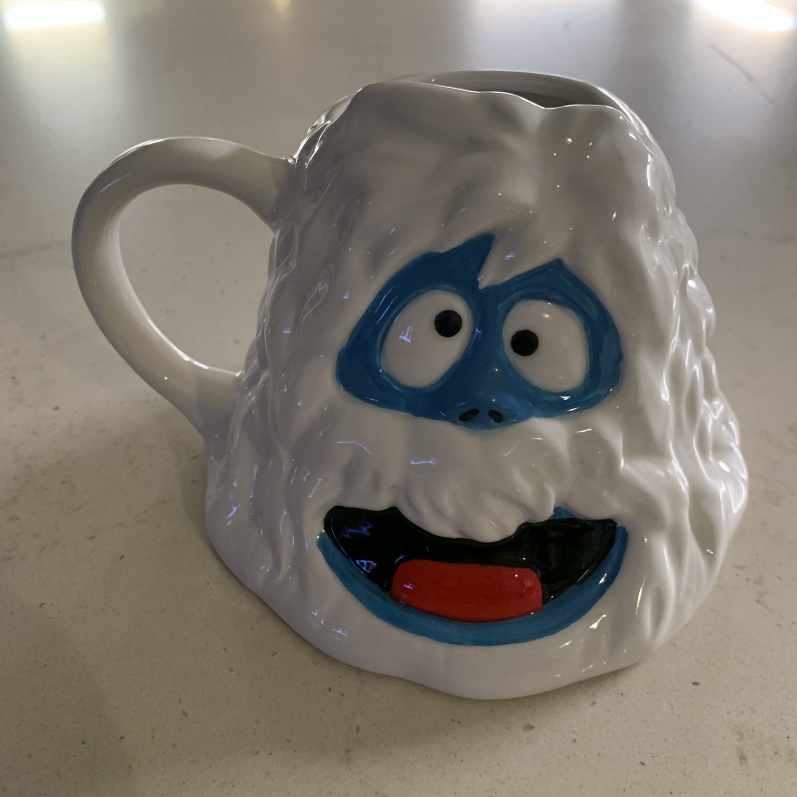 Bumble the Abominable Snow Monster from Rudolph Figural Christmas Coffee Mug NEW