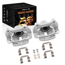 Pair Front Brake Calipers w/ Bracket For Chevy Equinox Impala/Equinox/Malibu
