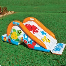 WOW Sports Swirl Splash Pad Backyard Water Slide (Slide Only)
