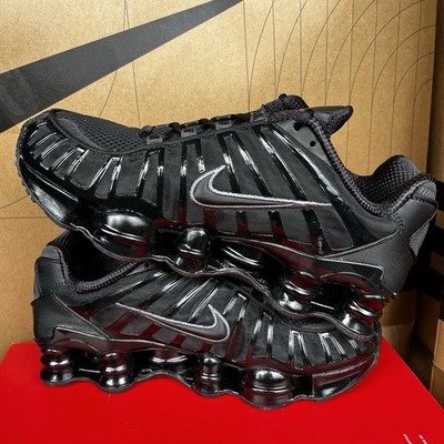 NEW Nike Shox TL Black Metallic Hematite Red Bred NBY AR3566-002