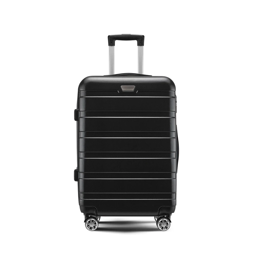Travel Suitcase 20" Carry On Luggage Hardside Expandable Spinner w/ Wheels - Image 4 of 4