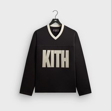  SS26  Kith Compact Fleece Long Sleeve Julien Jersey  XS-XXL  IN STOCK
