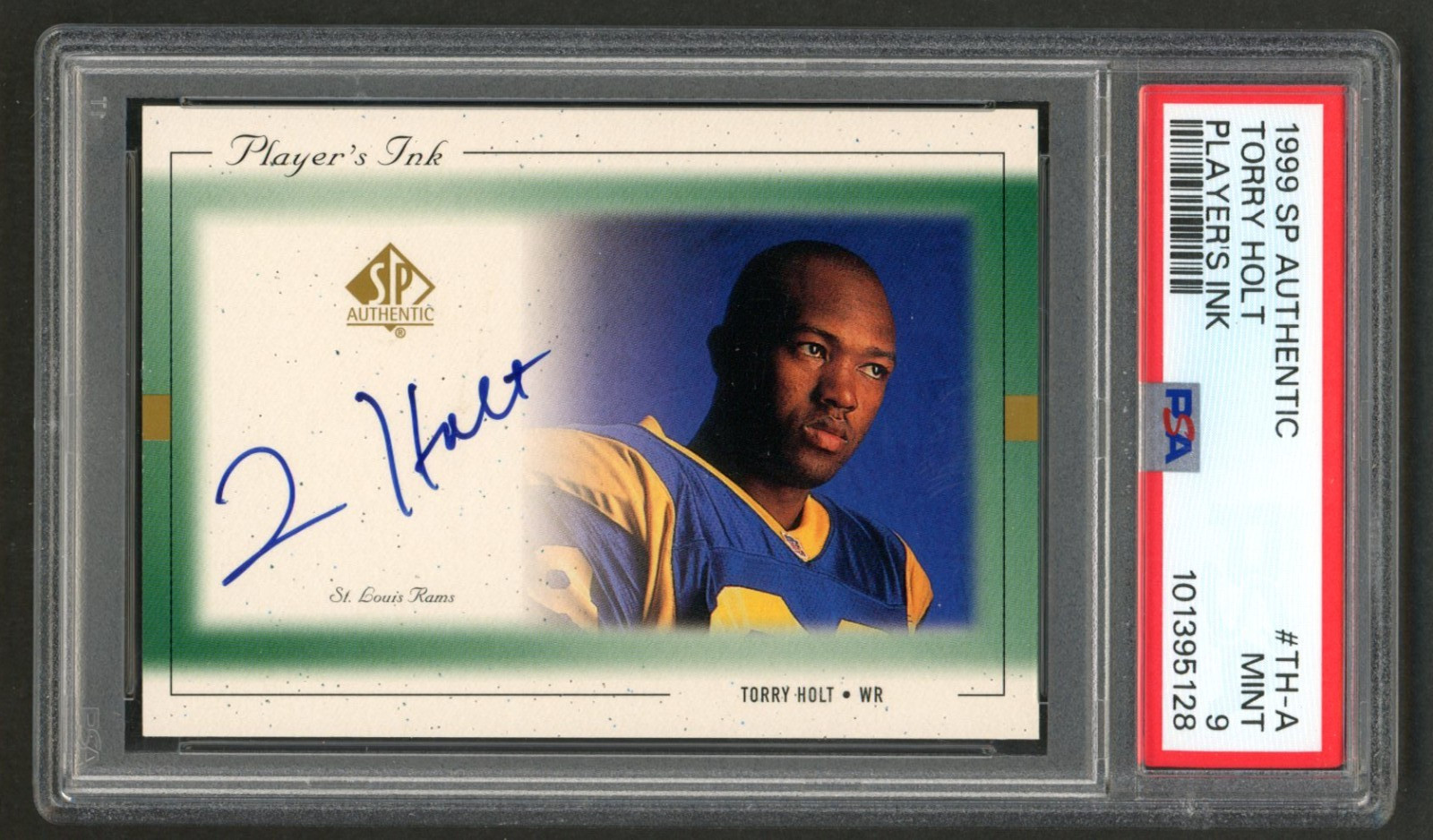 Torry Holt SP Authentic Player's Ink #THA Level 2