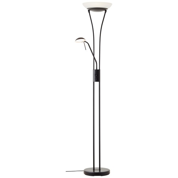Brilliant Finn Led Deckenfluter Lesearm Schwarz, Metall/Glas, 1X Led Integriert-image