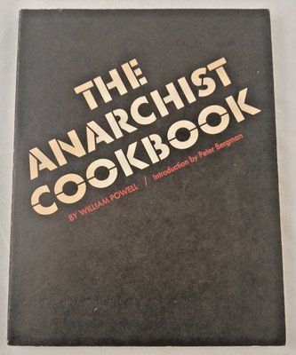 The A Cookbook William Powell Peter Bergman 1971 Barricade Books 24 Edition