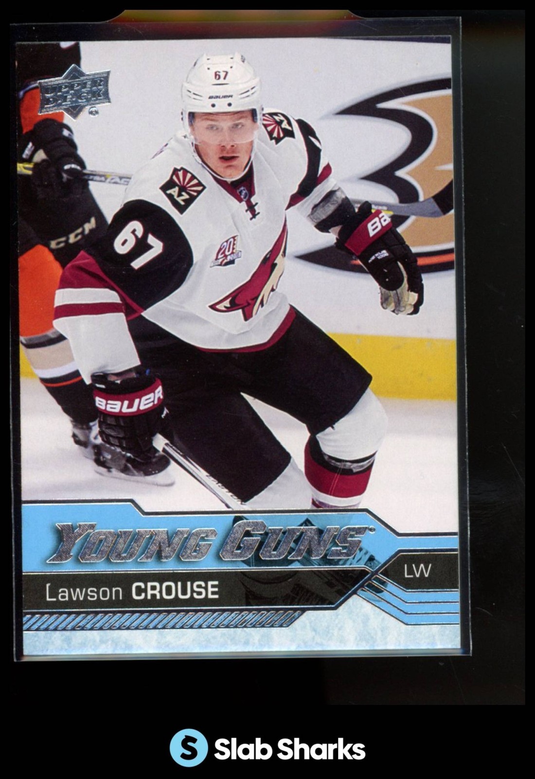 2016 UPPER DECK #202 LAWSON CROUSE YOUNG GUNS RC ROOKIE