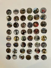 Lot of 48 Different  AAFES Pogs