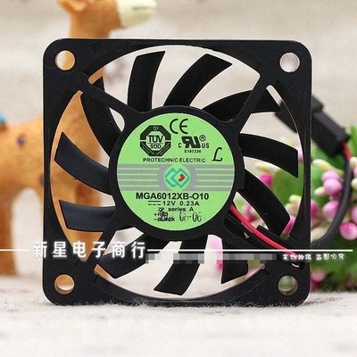 MAGIC MGA6012XB-O10 6cm 6010 12V 0.23A double   wind fan #zn