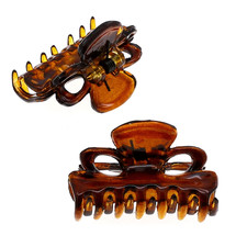 Paris CP2628/2 French Hair Clip for Women, Set of 2 Small 1 inch Girls Hair Claw