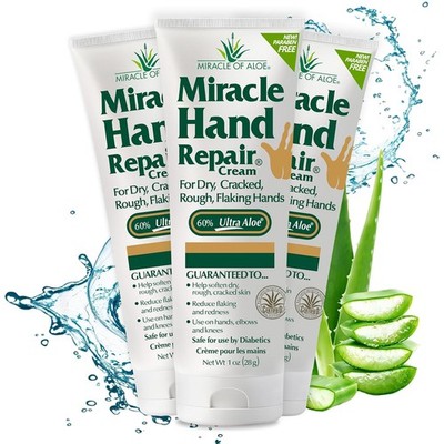 Miracle Hand Repair Cream for Dry Cracked Hands 1 oz Best Healing Hand Cream wit