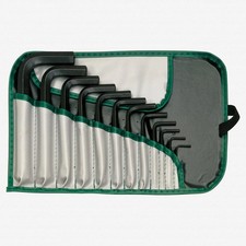 Heyco Hex Metric L-key Set In Tool Roll 12 Pieces