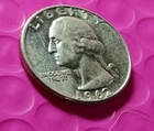 1962-P Washington Quarter, 25C, BU MS, 90 % Silver