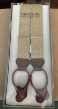 Trafalgar Suspenders Vintage Diamond Design Adjustable Limited Edition NIB