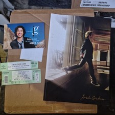 Josh Groban World Tour Awake 2007 Program ticket stub, meet Josh, centerfold