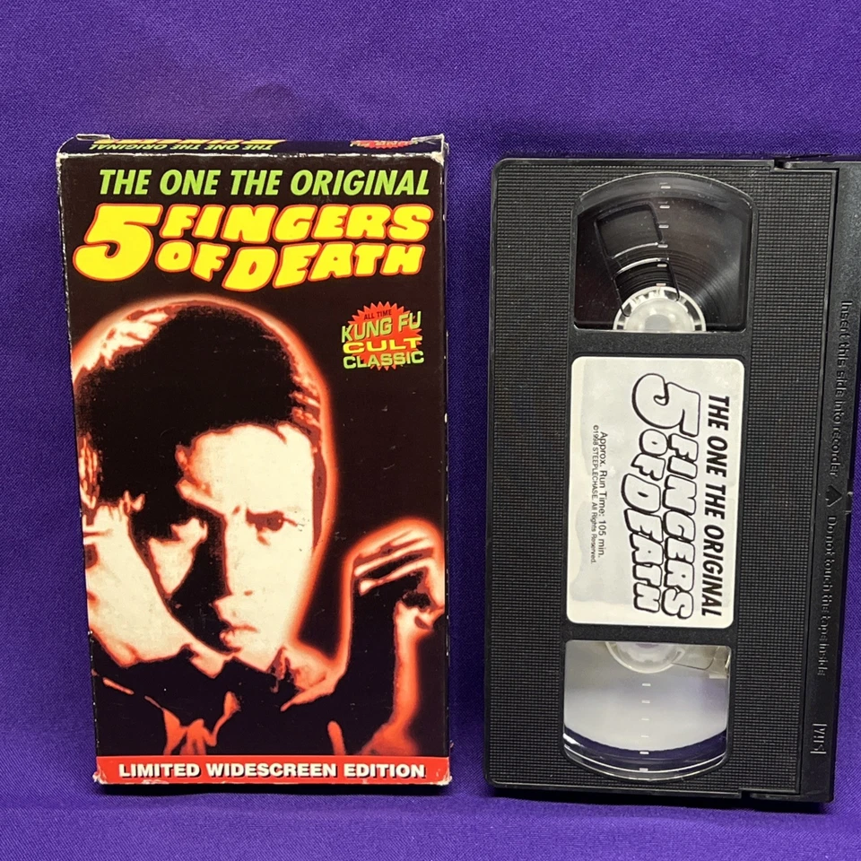 Bruce Lee 2 VHS Box Set 1998/Shaolin Traitorous/5 Fingers Of Death~Martial Arts~ - Image 4 of 4