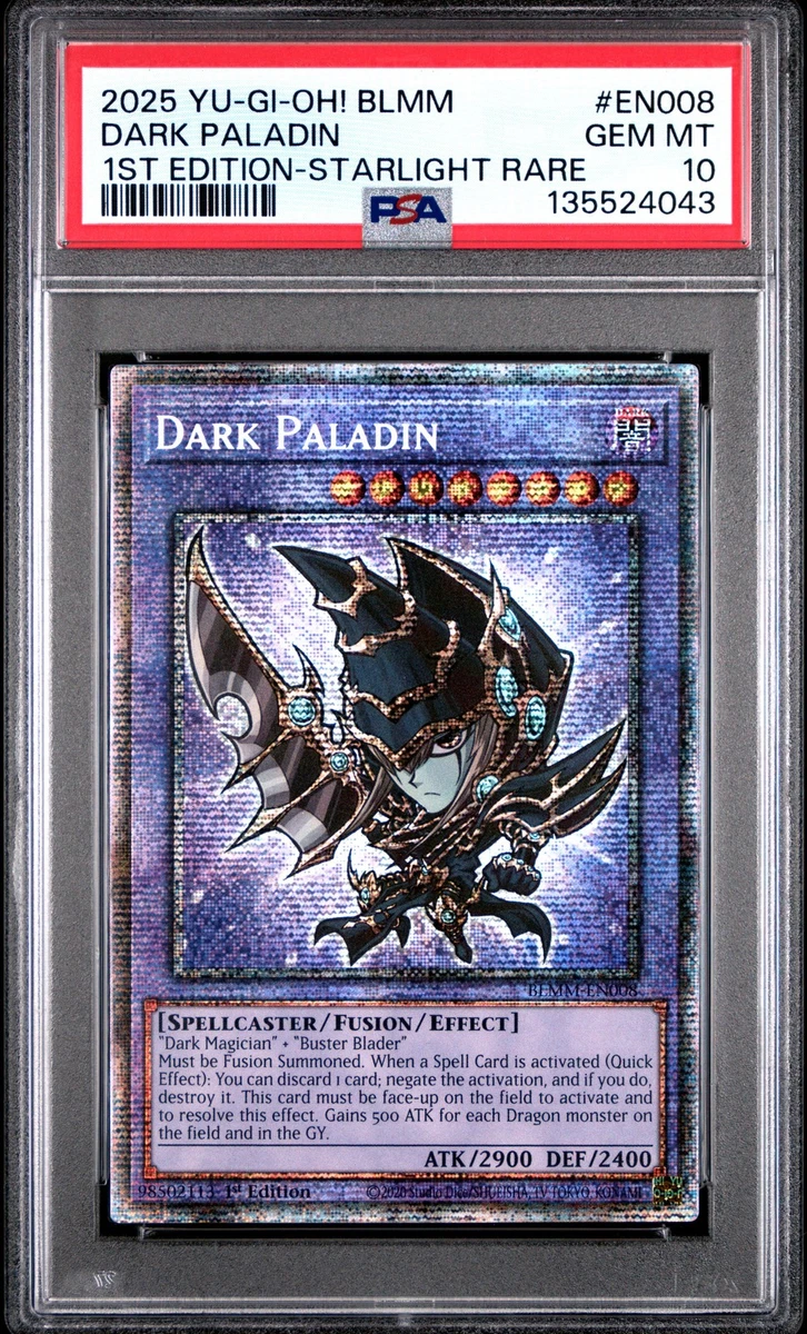 Dark Paladin Yu-Gi-Oh! TCG Professional Sports Authenticator (PSA