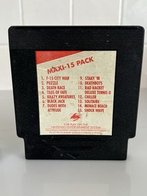 Maxi 15 HES Nintendo NES Flat Cart Variant PAL AUS Complete Super Rare