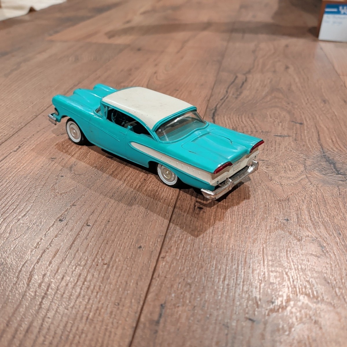 AMT 1958 Edsel Pacer Dealer Promo Model 1/25 Molded In Turquoise