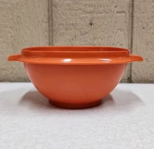 Tupperware 838-15 Orange Square Servalier Bowl Container NO LID ~ NEW CONDITION
