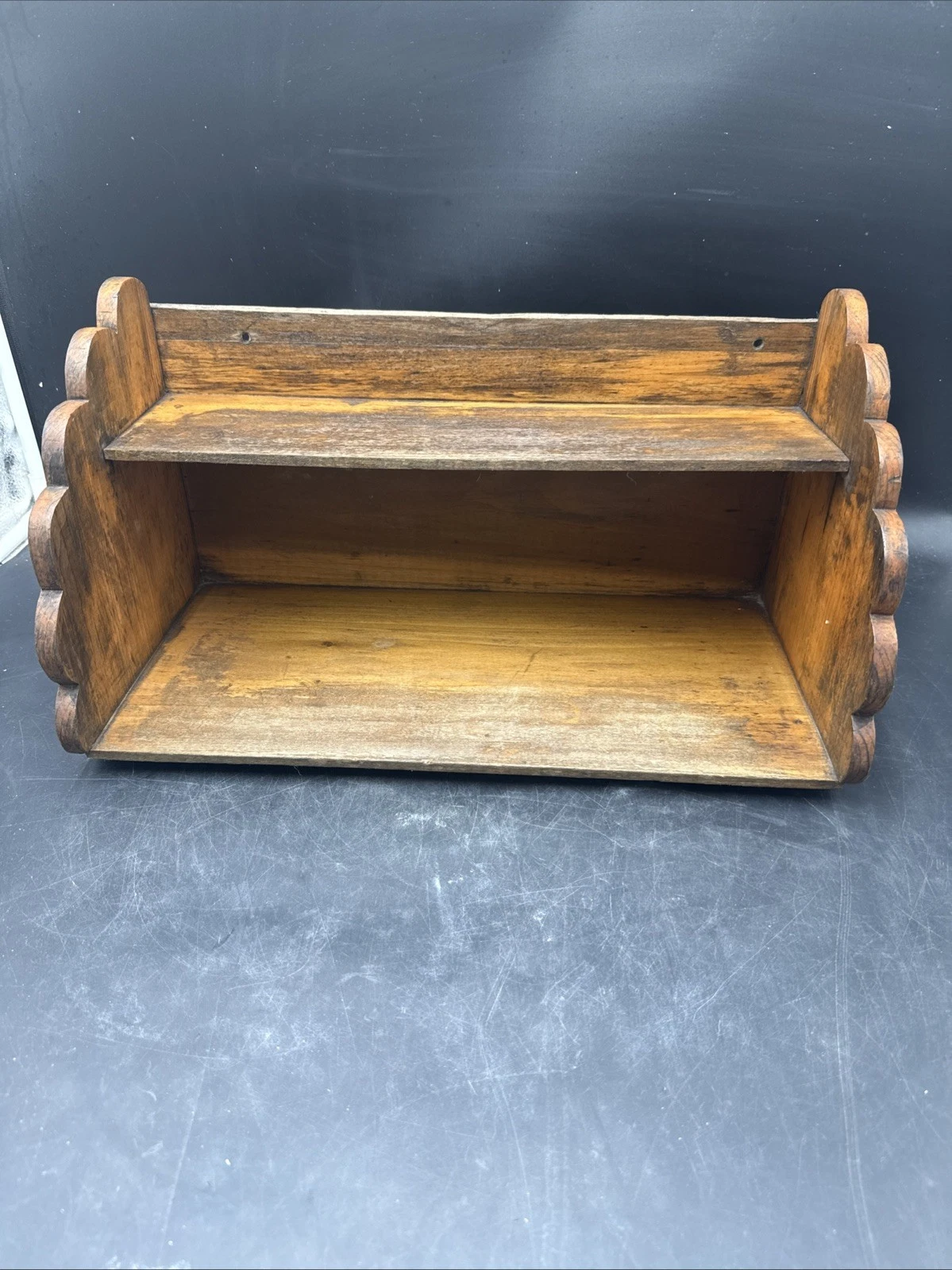 Vintage Wooden Shelf 17 X 8 X 10