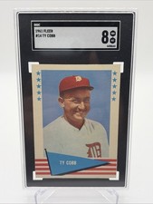 1961 Fleer #14 Ty Cobb BASEBALL GREATS Detroit Tigers (SGC 8)