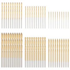 Small Drill Bits - 60 Pcs Small Twist Drill Bit Set, 3/64"-1/8" Fully Ground