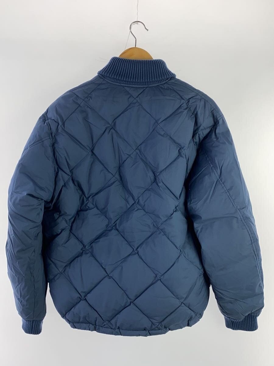 Schott Down Jacket M Nylon BLU Plain QUILTED DOWN… - image 2