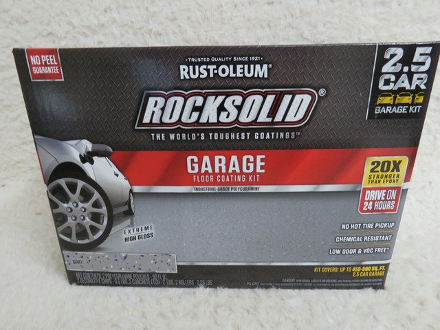 Rust Oleum Epoxy Resin Garage Floor Kit Gray For Sale Online Ebay