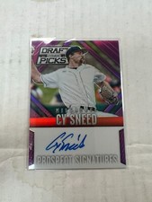 CY Sneed 2014 Panini Prizm Draft Picks Auto Purple Prizm #75 #116/149 NrMt