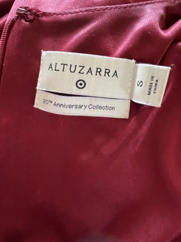 Altuzarra Stunning Silky Poly Draped Red Dress S - Picture 7 of 7
