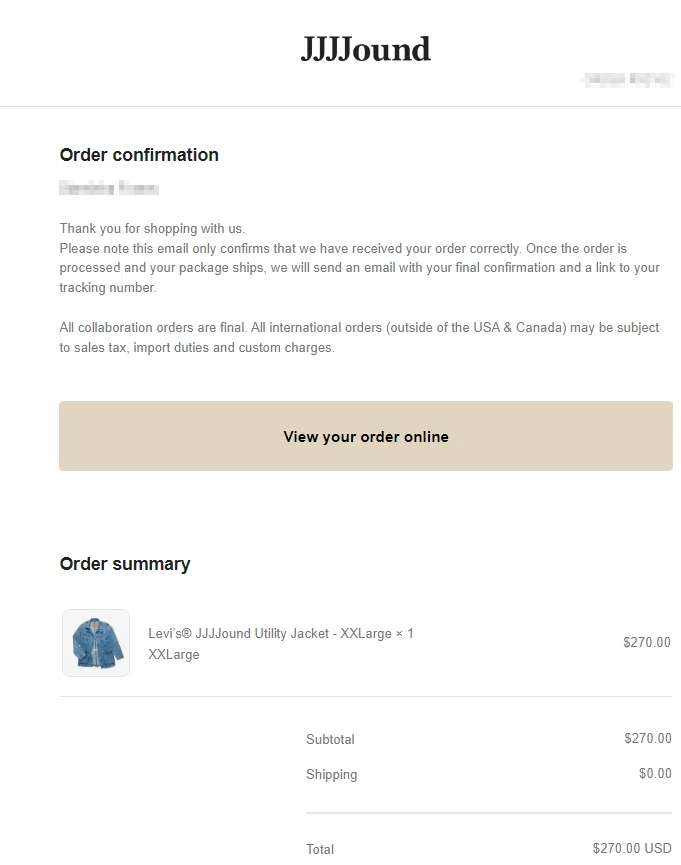 Levi's® JJJJound Utility Jacket Size XXL (2XL) CONFIRMED ORDER | eBay