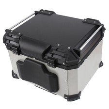 Motorcycle Top Box Backrest Pad Self-adhesive Luggage Case Trunk Black Back Rest