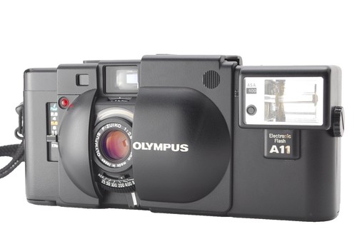 AS IS] Canon A35 Datelux 40mm f/2.8 Rangefinder Film Camera From Japan
