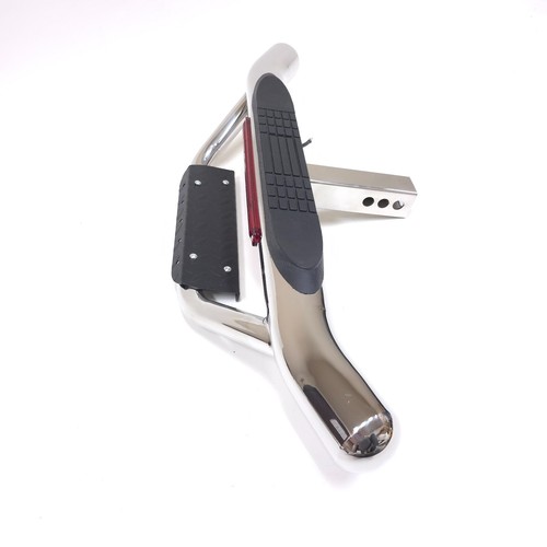 For 2"Receiver Heavy Duty Tow Chrome Hitch Drop Step Bar Brake Light Accessories - Picture 6 of 9