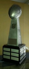 Lombardi Style Fantasy Football Trophy-19" 24 Plates