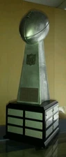 Lombardi Style Fantasy Football Trophy-19" 24 Plates