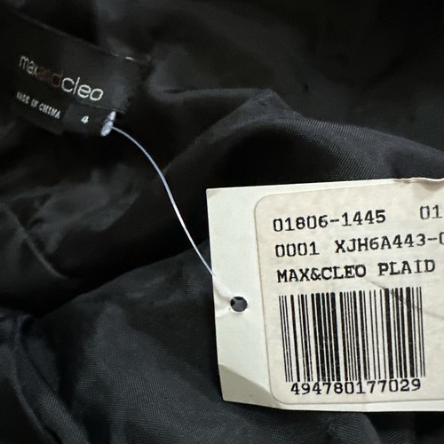 Max and Cleo Formal Black Dress Size 4 Ruffle Fit & Flare Cocktail Wedding Black - Picture 11 of 24