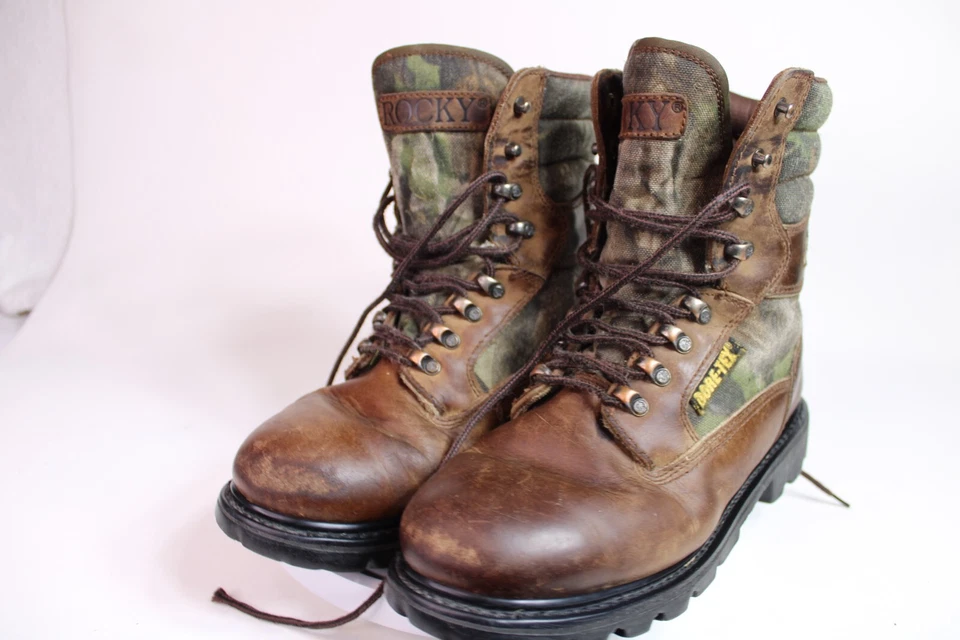 BOTAS Rocky Gore-Tex Marrón Camuflaje Cuero Talla 8.5 M, 8212 Hombre Foto 2 de 4